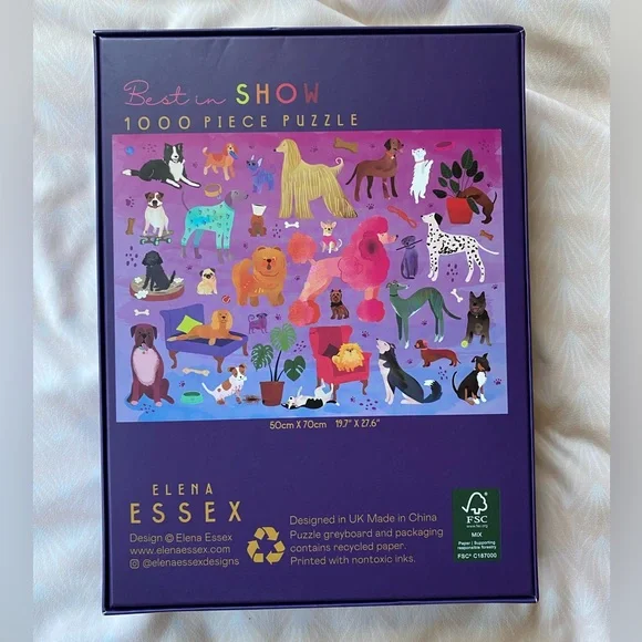 Elena Essex Best Show dog puzzle 1000 Piece - Picture 3 of 3